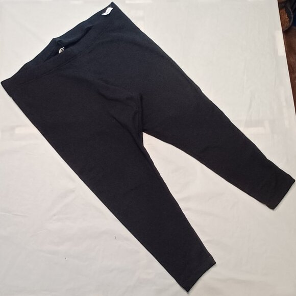 NEW Old Navy Blackjack Black High Waisted Fleece Lined Fashion Layering Legging - Picture 6 of 15